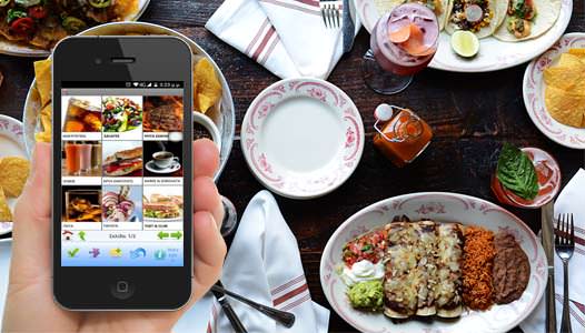 Εφαρμογή παραγγελιοληψίας σερβιτόρου σε φορητό τερματικό Android.