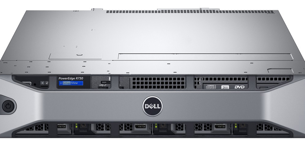 Dell Poweredge R730 2 x E5-2650v3 (10-Cores)/64GB/PERC H730-1GB/16xSFF/2x750W/No Rails