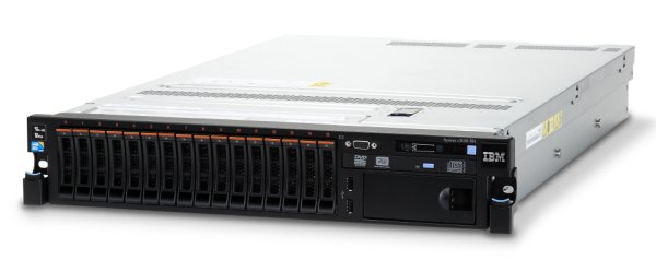 Lenovo X3650 M4 (8xSFF) 2 x Xeon E5-2620 (6-Cores)/96GB/DVD/2x550W/No Rails
